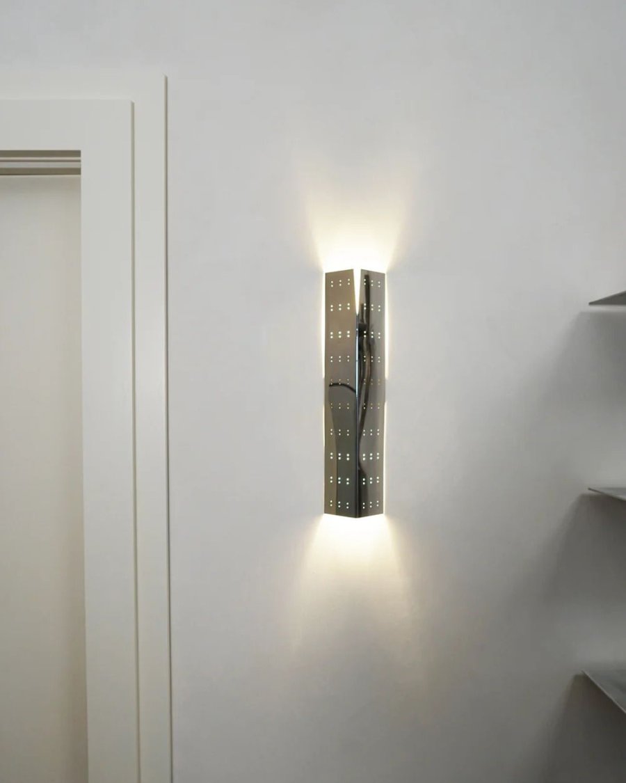 Hein Studio May Wandlampe 49 cm, Chrom