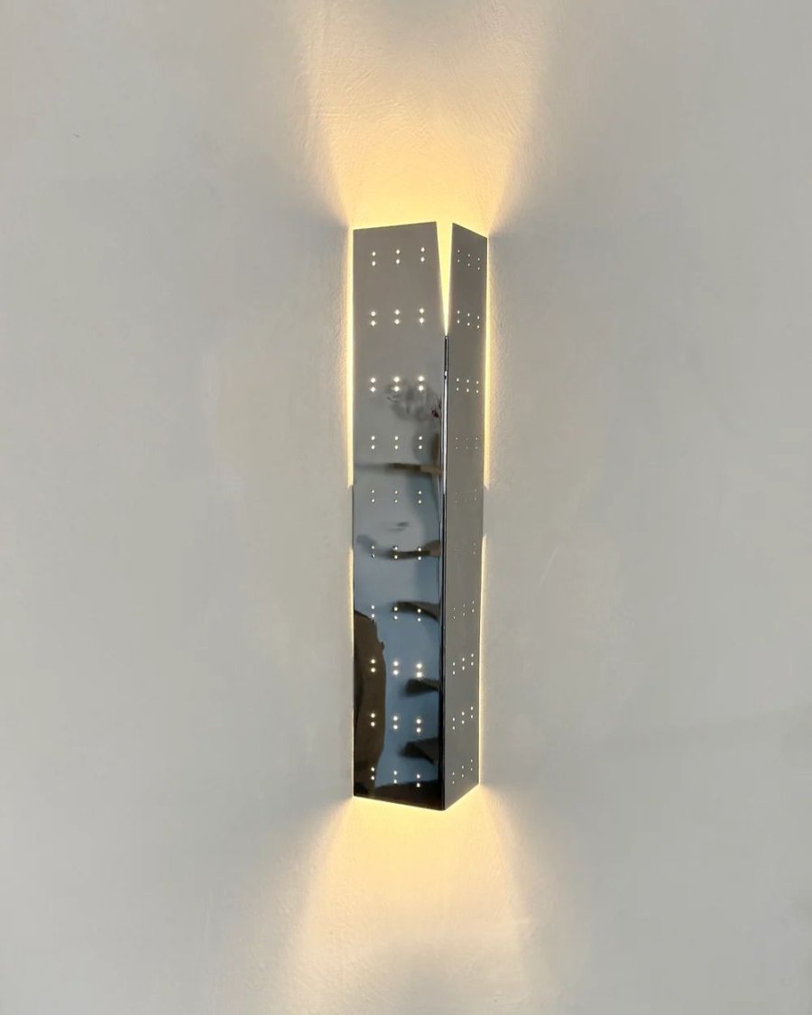 Hein Studio May Wandlampe 49 cm, Chrom