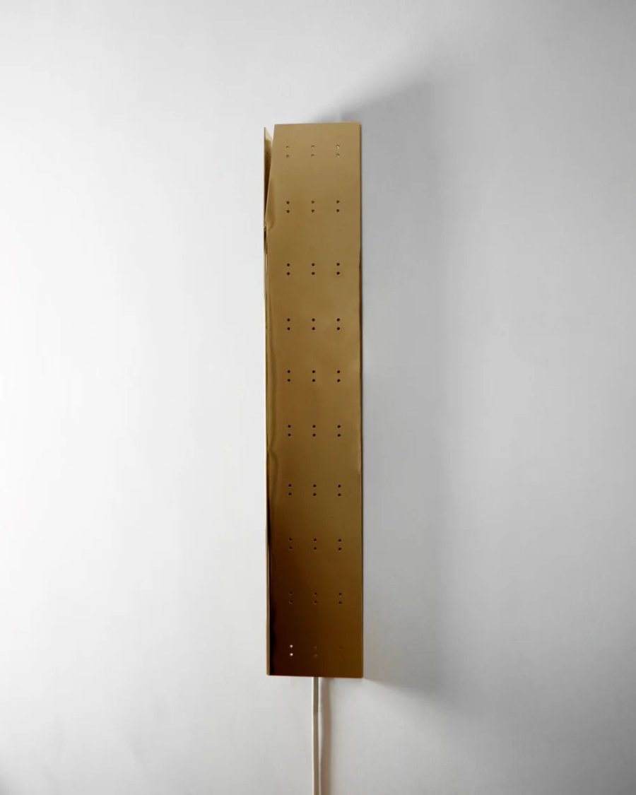 Hein Studio May Wandlampe 49 cm, Messing