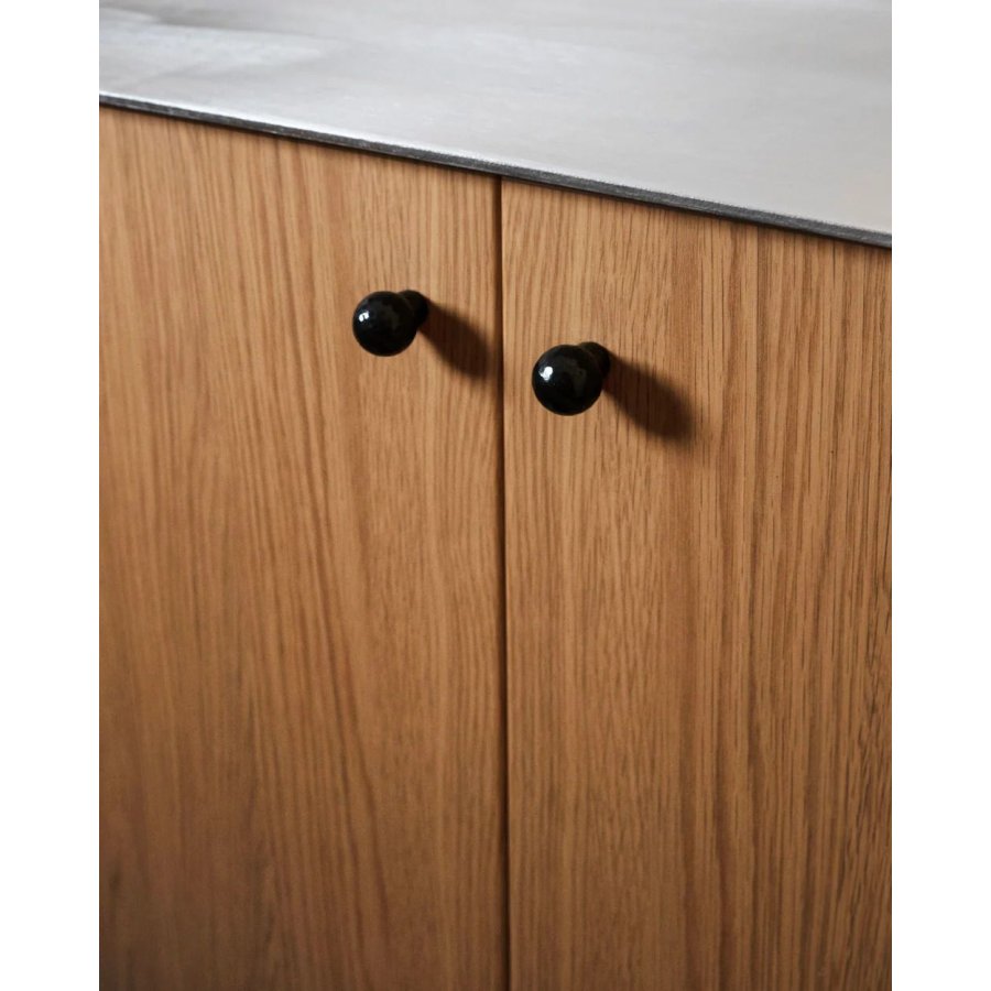 Hein Studio Noah Wandhaken 3,2 cm, Antikschwarz