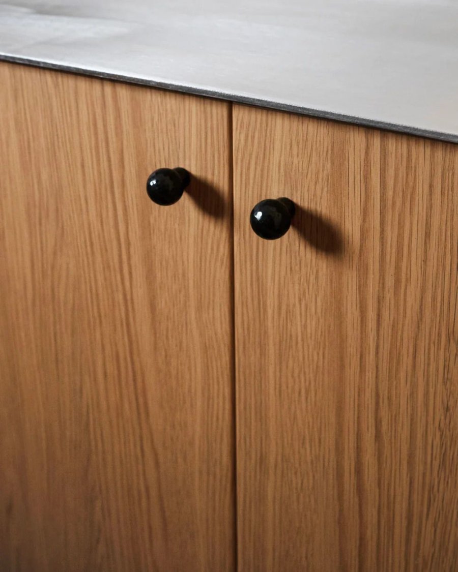 Hein Studio Noah Wandhaken 3,2 cm, Antikschwarz
