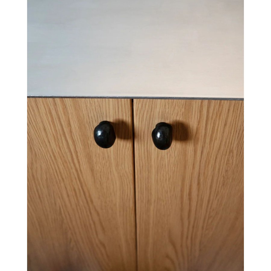 Hein Studio Aimee Wandhaken 3,2 cm, Antikschwarz