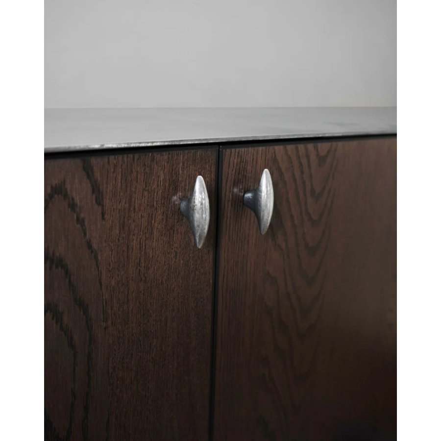 Hein Studio Belle Wandhaken 3 cm, Mattchrom