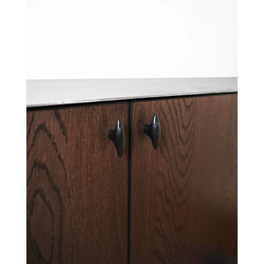 Hein Studio Belle Wandhaken 3 cm, Antikschwarz
