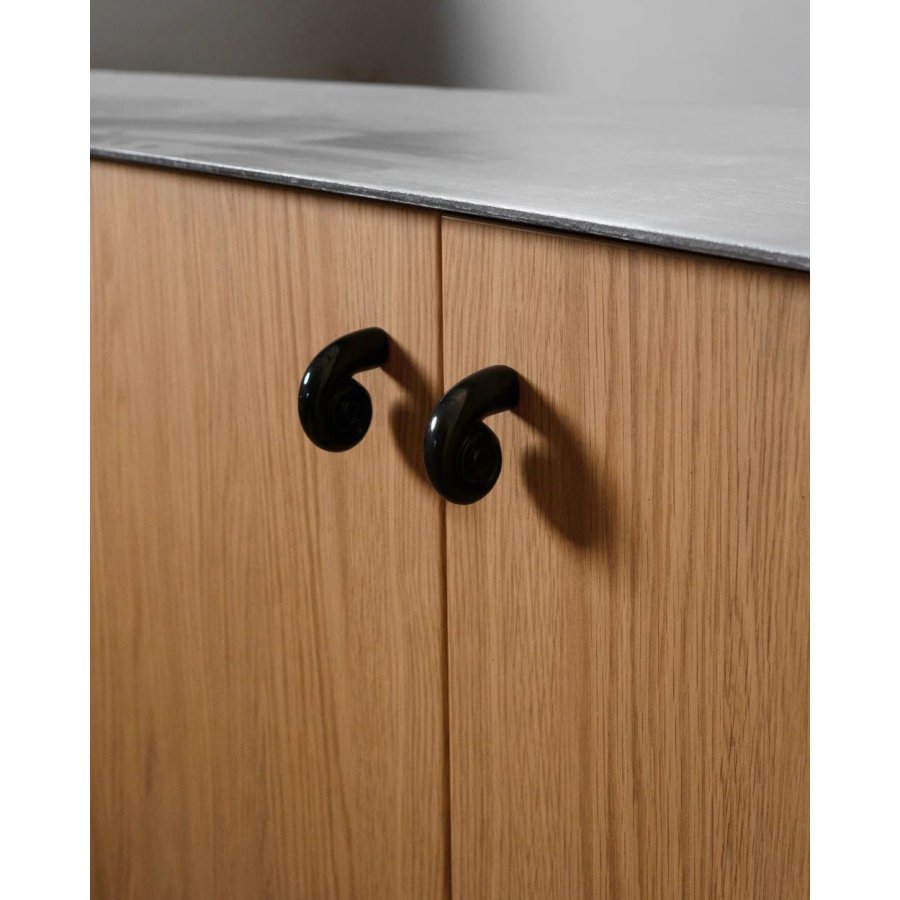 Hein Studio Noelle Wandhaken 3,8 cm, Antikschwarz