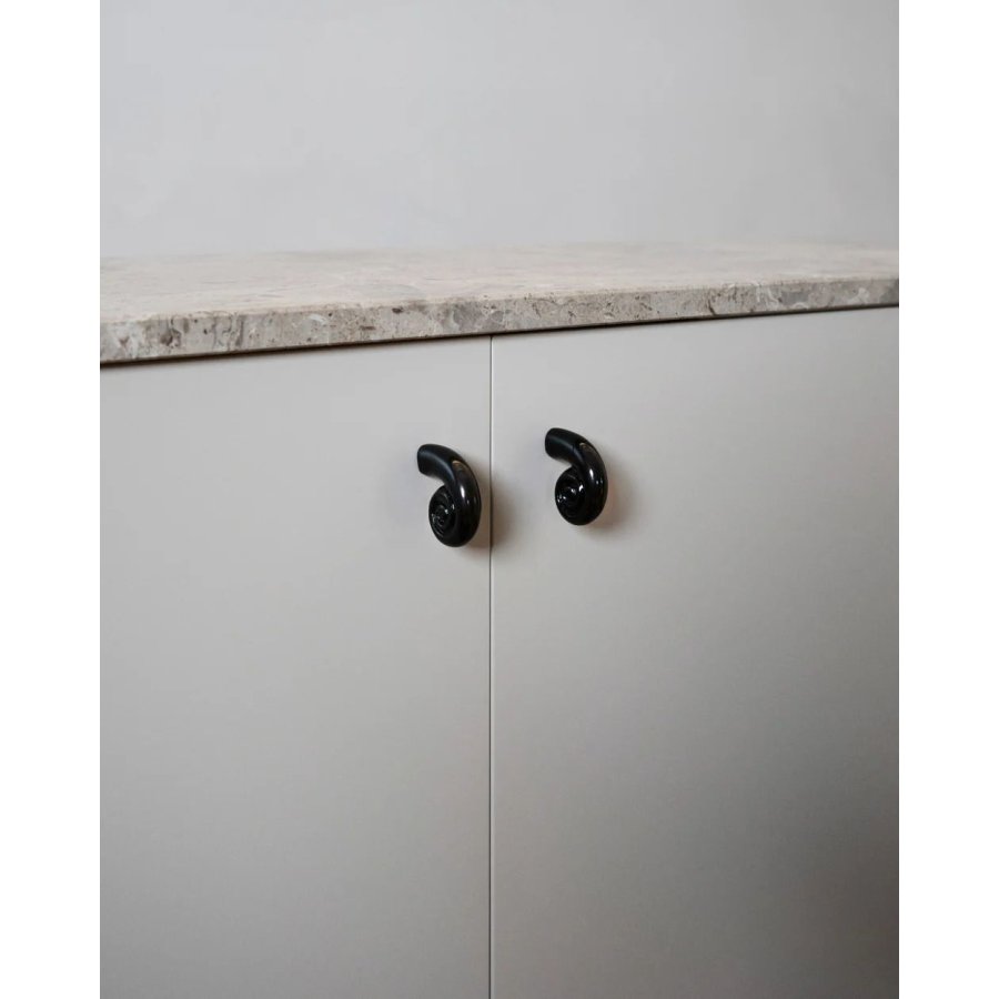 Hein Studio Noelle Wandhaken 3,8 cm, Antikschwarz