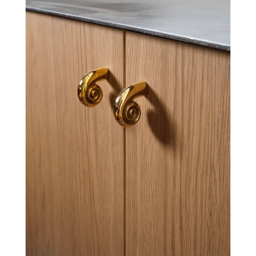 Hein Studio Noelle Wandhaken 3,8 cm, Messing