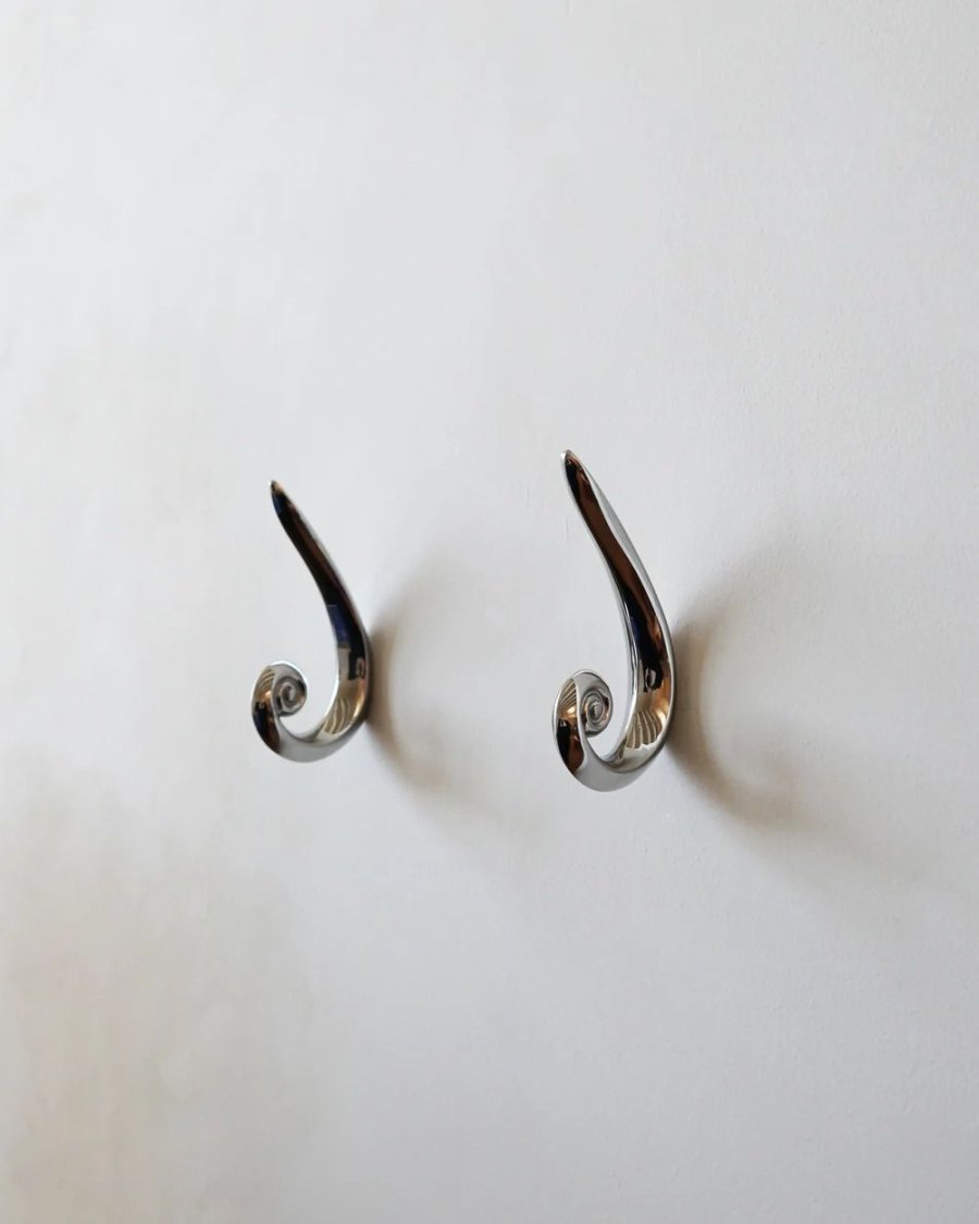 Hein Studio Noelle Wandhaken 7,5 cm, Chrom