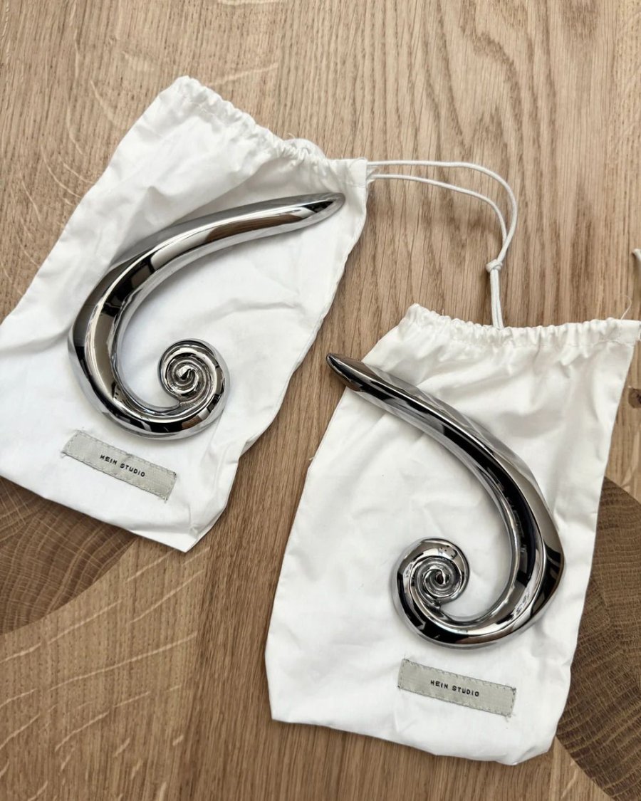 Hein Studio Noelle Wandhaken 7,5 cm, Chrom