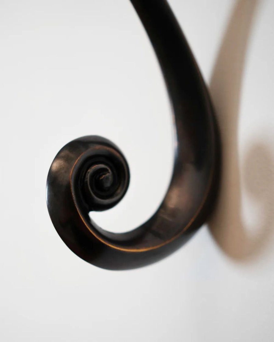 Hein Studio Noelle Wandhaken 7,5 cm, Antikschwarz