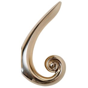 Hein Studio Noelle Wandhaken 7,5 cm, Messing