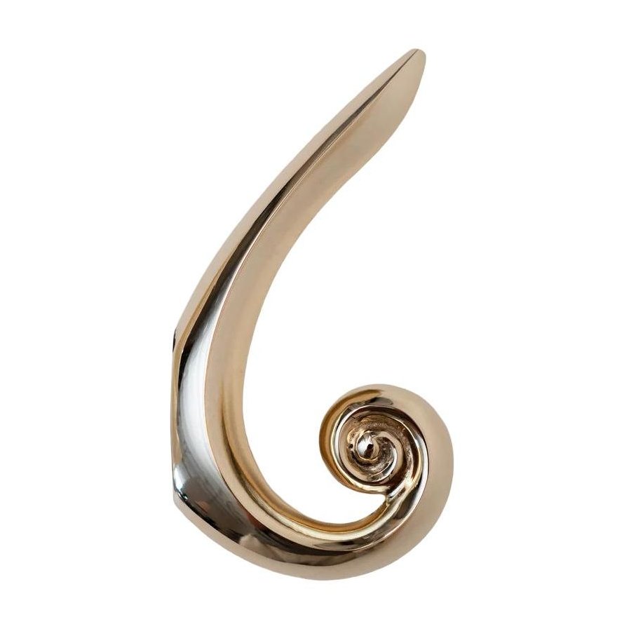 Hein Studio Noelle Wandhaken 7,5 cm, Messing