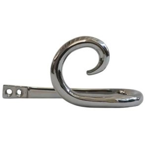 Hein Studio Sia Kleiderhaken 2er Set 6,8 cm, Chrom