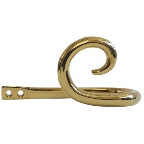 Hein Studio Sia Kleiderhaken 2er Set 6,8 cm, Messing