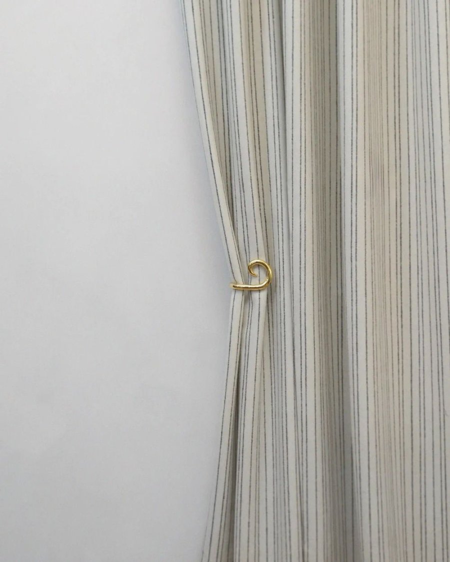 Hein Studio Sia Kleiderhaken 2er Set 6,8 cm, Messing
