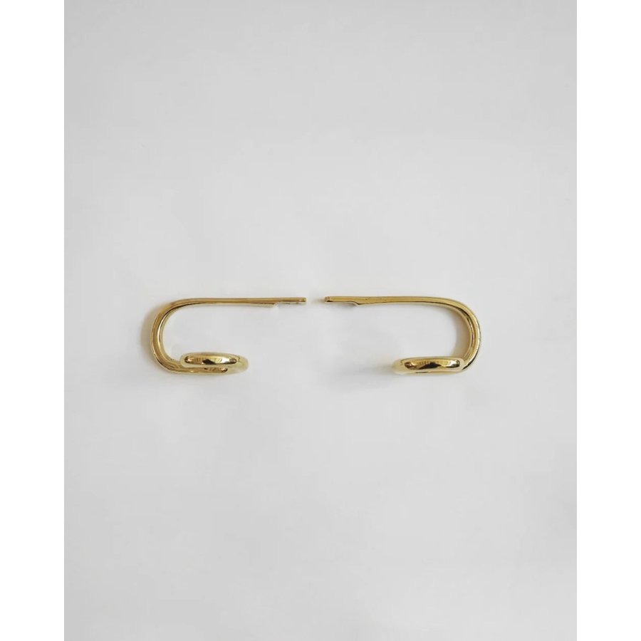 Hein Studio Sia Kleiderhaken 2er Set 6,8 cm, Messing