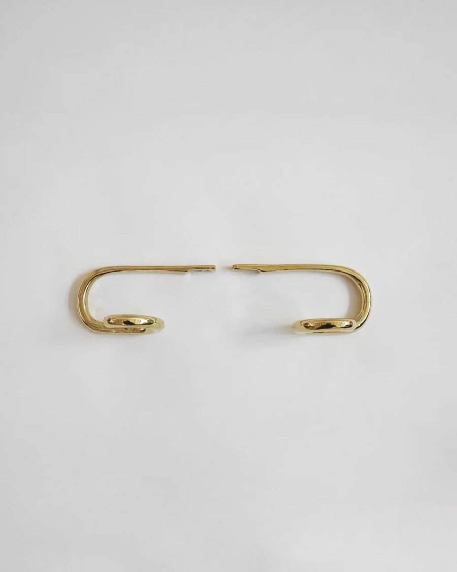 Hein Studio Sia Kleiderhaken 2er Set 6,8 cm, Messing