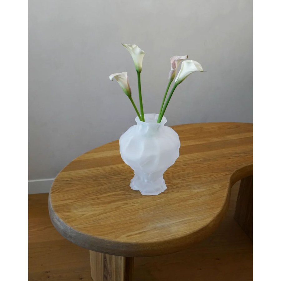 Hein Studio Ammonit Vase H30 cm, Frosted