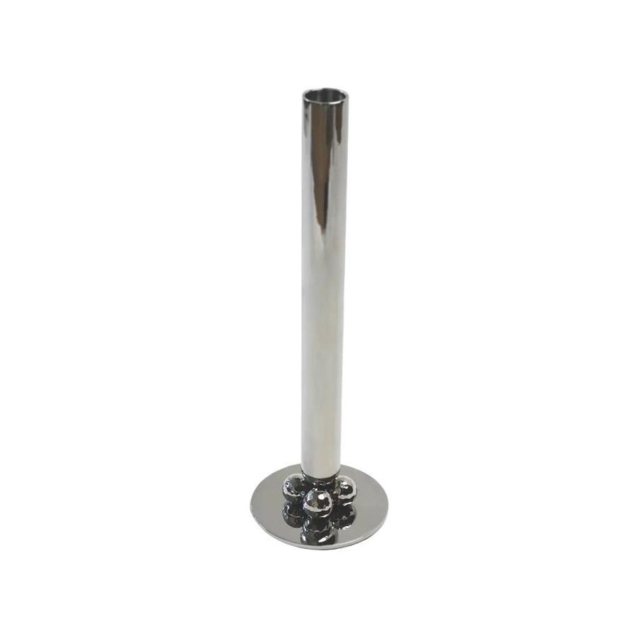 Hein Studio Lilo Vase/Lysestage H28 cm, Krom