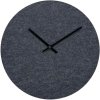 Hemverk Felt Wanduhr 28 cm, Dunkelgrau/Schwarz