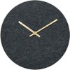 Hemverk Felt Wanduhr 28 cm, Dunkelgrau/Kupfer