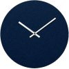 Hemverk Felt Wanduhr 28 cm, Dunkelblau/Silber