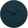 Hemverk Felt Wanduhr 28 cm, Dunkelgrn/Schwarz