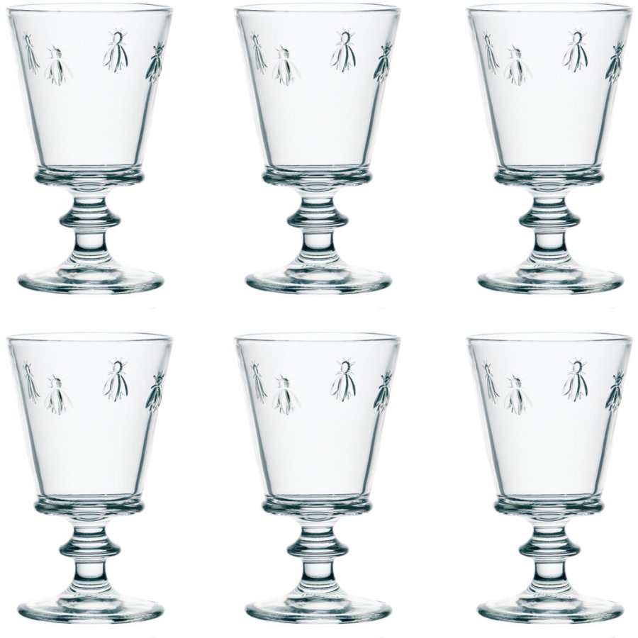 La Rochre Abeille Glas auf Fu 6er Set 35 cl