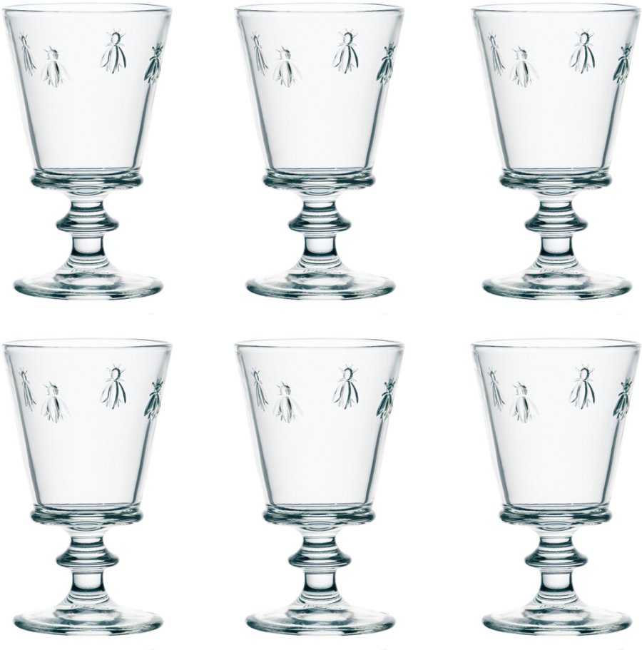 La Rochre Abeille Glas auf Fu 6er Set 35 cl