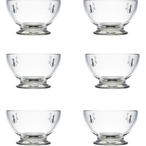 La Rochère Abeille Glasskål 6 stk. Ø13,8 cm