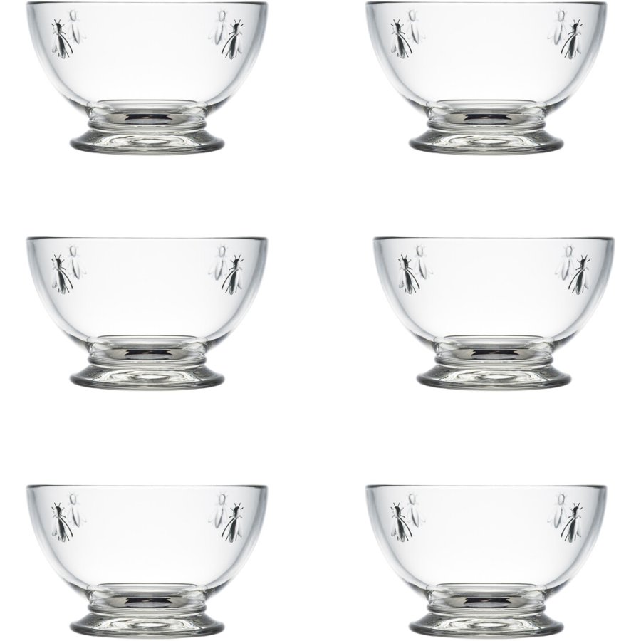 La Rochre Abeille Glasschale 6er Set 13,8 cm