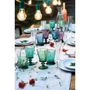 La Rochére Abeille Vandglas 6 stk. 26 cl, Smaragdgrøn