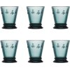 La Roch�re Abeille Vandglas 6 stk. 26 cl, M�rkebl�