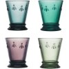 La Rochre Abeille Wasserglas 4er Set 26 cl, Mehrfarbig