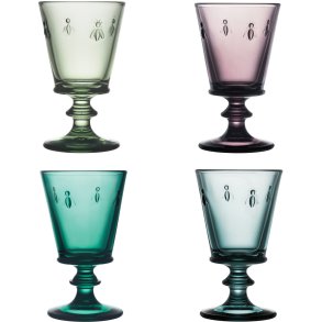 La Rochère Abeille Vinglas 4 stk. 24 cl, Multifarvet