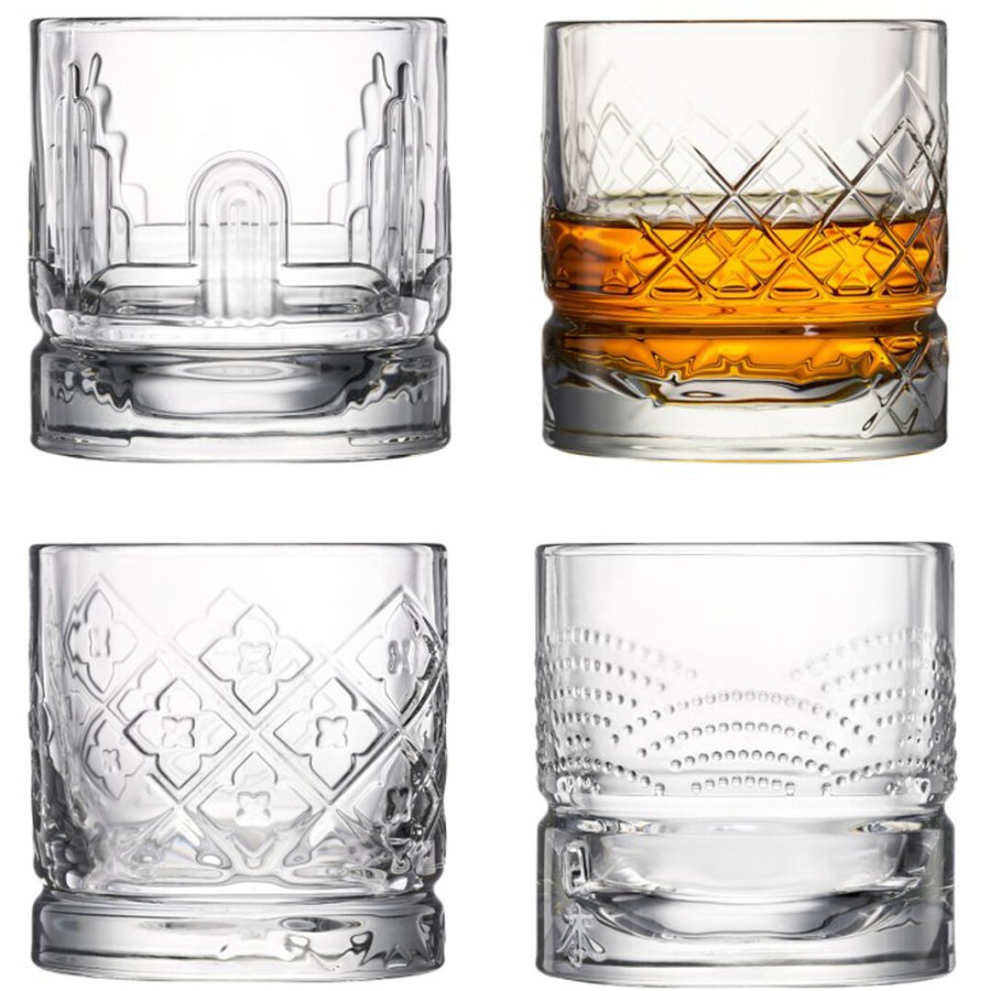 La Rochre Dandy Whiskey-Glas 4er Set 30 cl