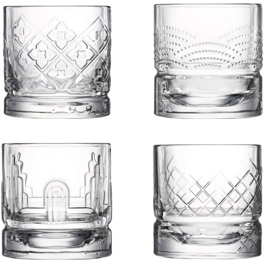 La Rochre Dandy Whiskey-Glas 4er Set 30 cl