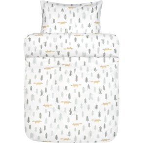 H�ie Skogstur Babysenget�j 70x100 cm, D�mpet Gr�n