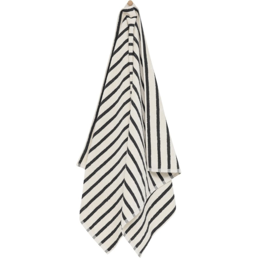 H�ie Everyday Stripe Badeh�ndkl�de 70x140 cm, Antracit