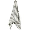 H�ie Everyday Stripe Badeh�ndkl�de 70x140 cm, Nordisk Gr�n