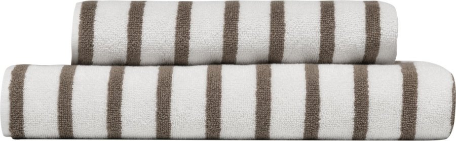 H�ie Everyday Stripe Badeh�ndkl�de 70x140 cm, Beige