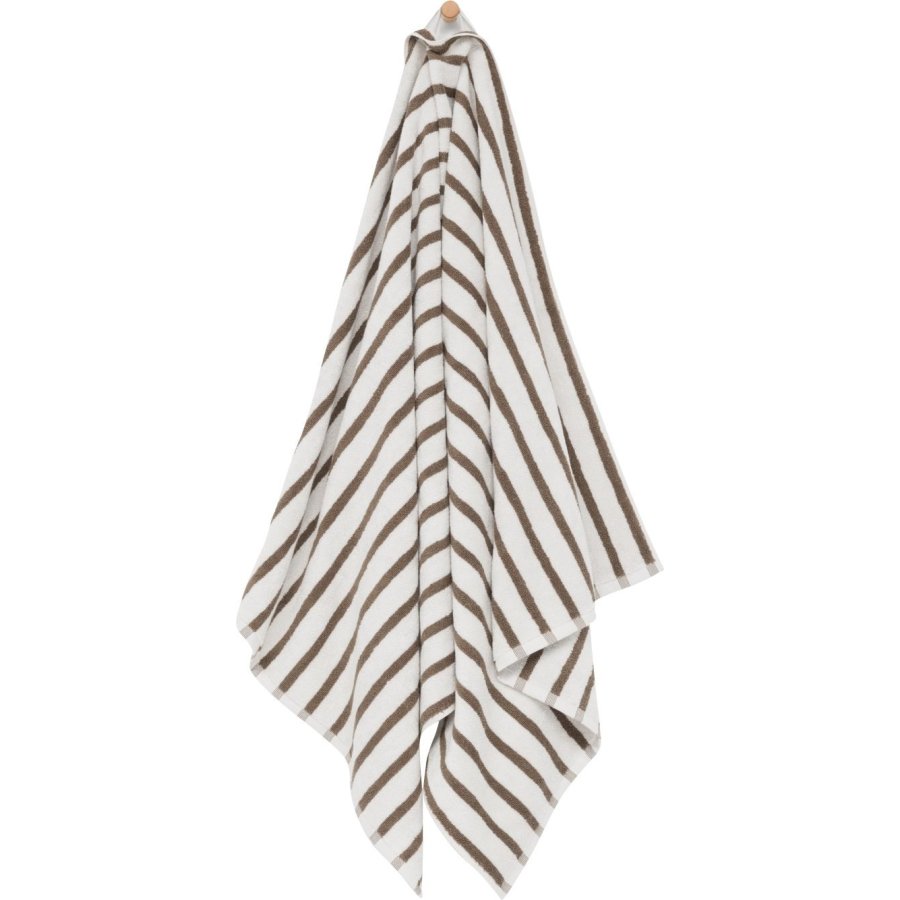 H�ie Everyday Stripe Badeh�ndkl�de 70x140 cm, Beige