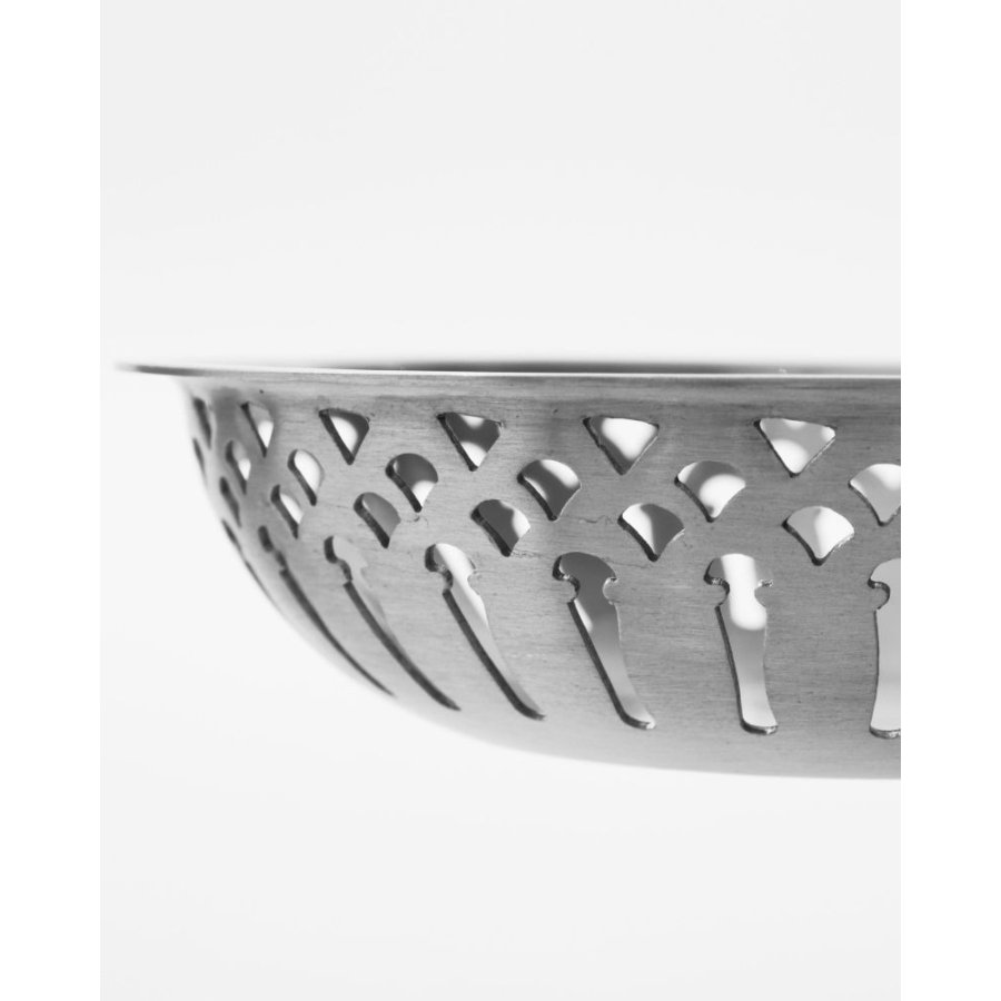 Nicolas Vahé Brotkorb 2er Set, Antikes Silberfinish