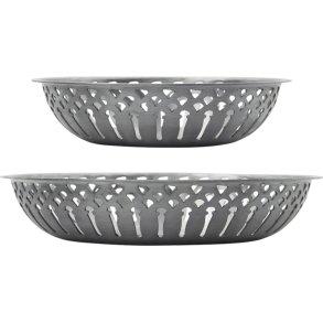 Nicolas Vahé Brdkurv 2 stk, Antik Slvfinish