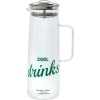 Nicolas Vahé Strain Kanne mit Deckel 1,5 L, Klar/Silber