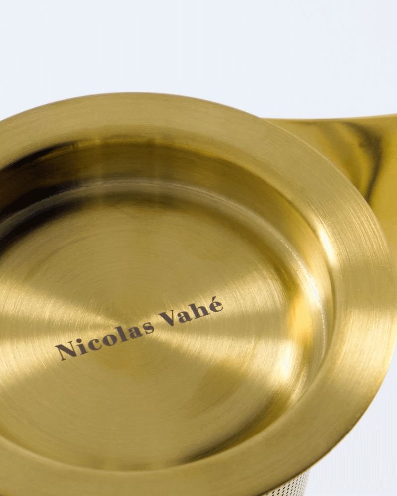 Nicolas Vahé Strain Teesieb, Goldfarben