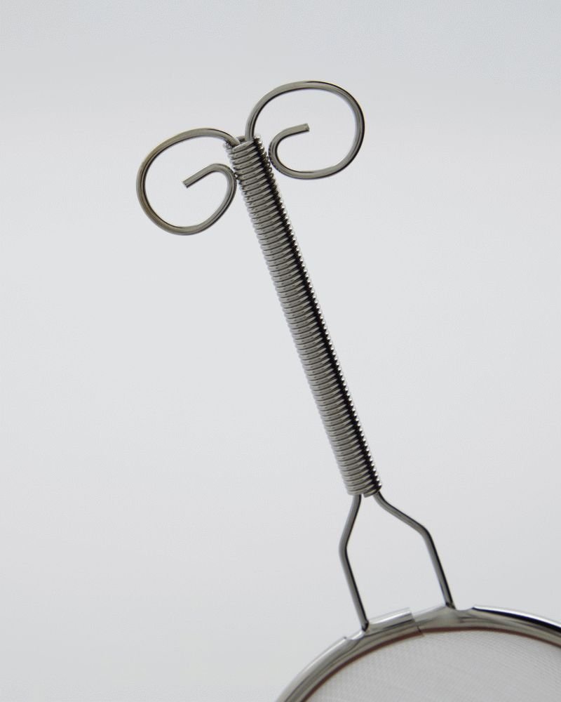Nicolas Vahé Strain Teesieb, Silberfinish