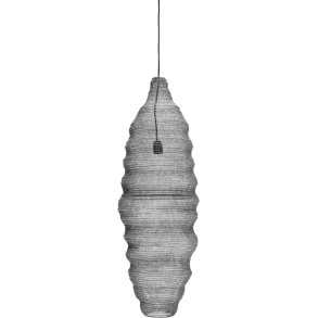 House Doctor Mesh Lampe H100 cm, Gebrstetes Silberfinish