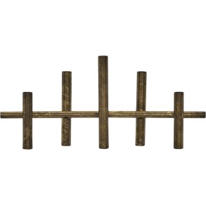 House Doctor Maxi Kerzenhalter 45 cm, Antikes Messingfinish