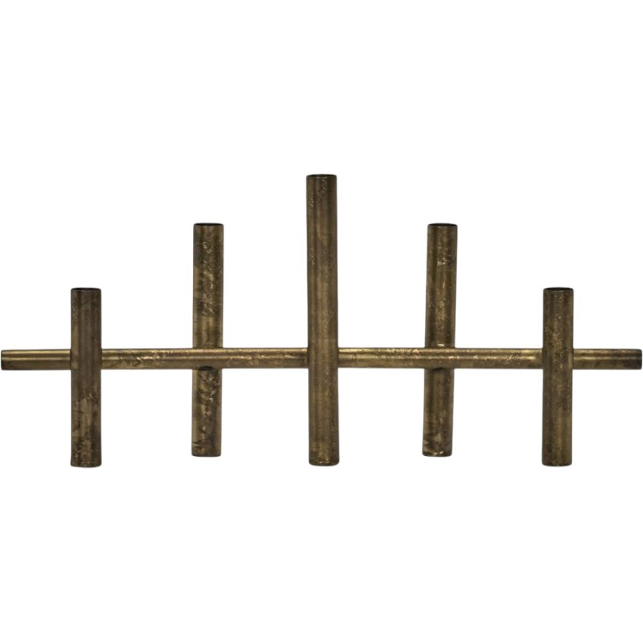 House Doctor Maxi Kerzenhalter 45 cm, Antikes Messingfinish